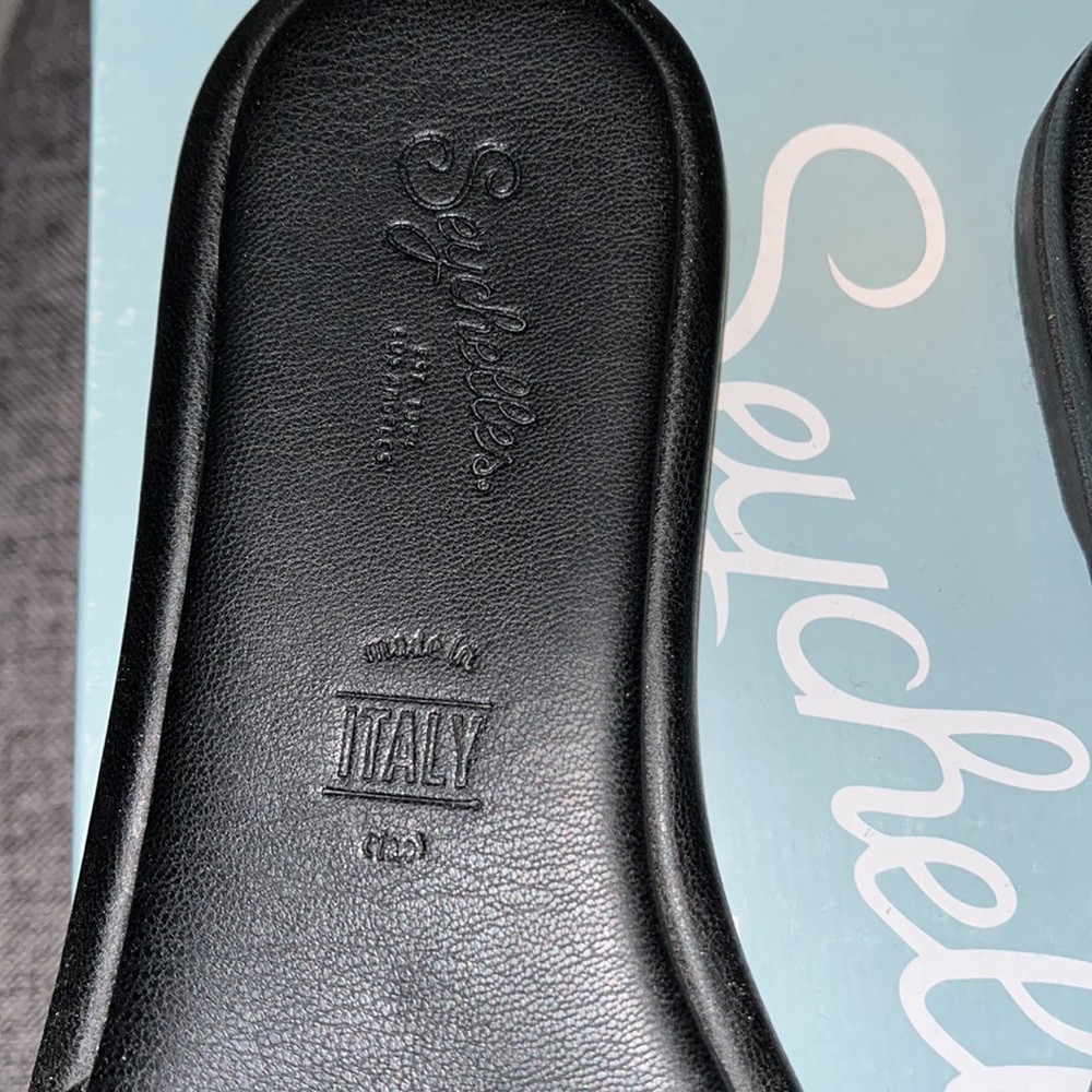 Seychelles Belissima black leather slide. Size 6.5 women’s. - Picture 6 of 7